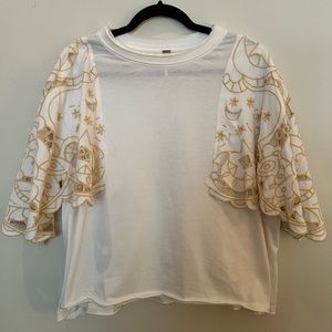 Free People L Cosmic Tee